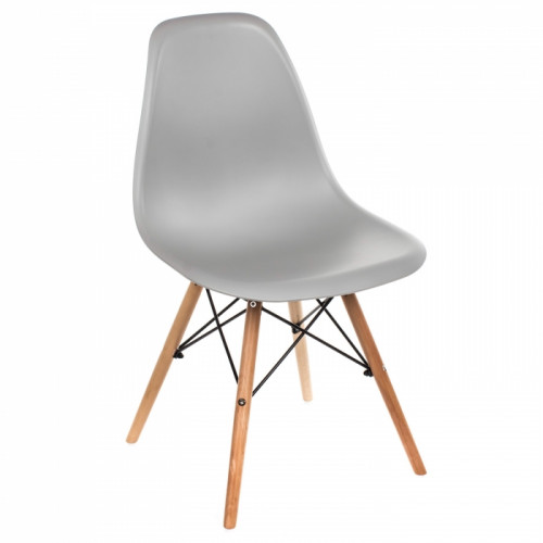 стул деревянный eames pc-015 grey в Краснодаре