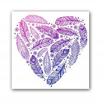 постер heart а3 (фиолетовый) в Краснодаре