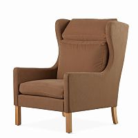 кресло wingback коричневый в Краснодаре