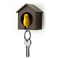 держатель+брелок для ключей sparrow коричневый-желтый в Краснодаре