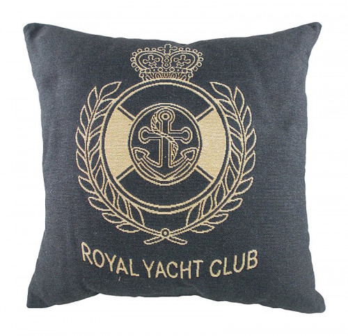 подушка с гербом королевского royal yacht club denim в Краснодаре