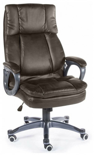 кресло для руководителя norden chairs мэдисон, обивка: искусственная кожа, цвет: экокожа темно-коричневая в Краснодаре