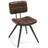 стул lola seat pu brown ноги эпоксидный черный c592u09 от la forma (ex julia grup) в Краснодаре