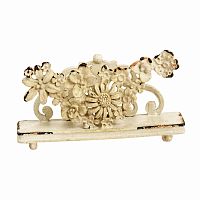 подставка для визиток pewter flower белая в Краснодаре