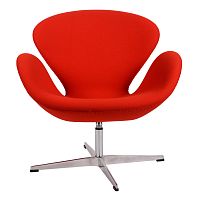 кресло arne jacobsen красное в Краснодаре