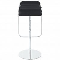 барный стул lem style piston stool черная кожа в Краснодаре