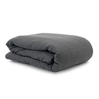 пододеяльник изо льна темно-серого цвета essential 150х200 в Краснодаре