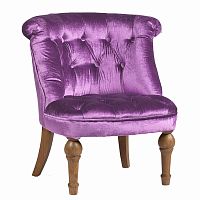 кресло sophie tufted slipper chair лиловое в Краснодаре