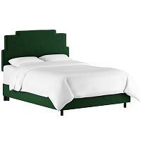 кровать двуспальная 180х200 зеленая paxton emerald velvet в Краснодаре