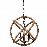 люстра foucault's orb rustic iron бежевая, коричневая в Краснодаре