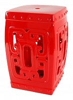 керамический столик-табурет oriental stool red в Краснодаре