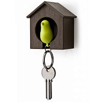 держатель+брелок для ключей sparrow коричневый-зеленый в Краснодаре