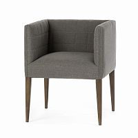 кресло penelope dining chair серое в Краснодаре