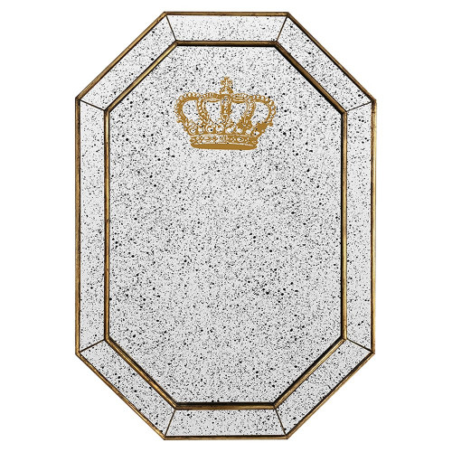 зеркало состаренное восьмиугольное с короной crown в Краснодаре