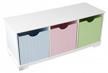 скамья kidkraft storage bench pastel (14565) в Краснодаре