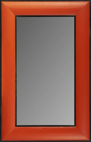 красное зеркало настенное прямоугольное luxury & nobility red big в Краснодаре