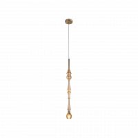 подвесной светильник crystal lux lux new sp1 d amber в Краснодаре