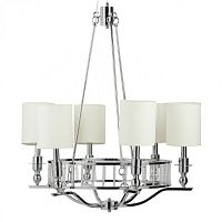 люстра easton light chandelier хром, бежевая в Краснодаре