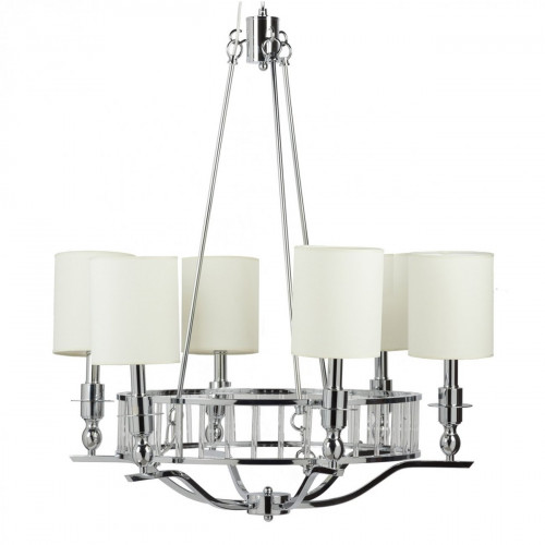 люстра easton light chandelier хром, бежевая в Краснодаре