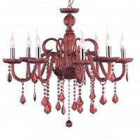 подвесная люстра ideal lux giudecca sp8 rosso в Краснодаре