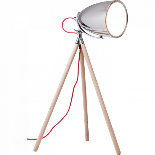 лампа настольная chromatic tripod на деревянном штативе в Краснодаре