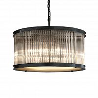 люстра essex crystal 68 черное основание, прозрачное стекло черное основание, прозрачное стекло в Краснодаре