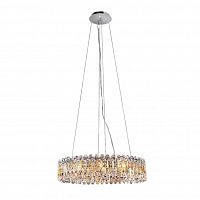 подвесная люстра crystal lux lirica sp10 d610 chrome в Краснодаре