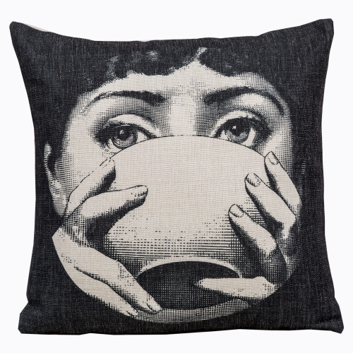 арт-подушка tea time fornasetti в Краснодаре