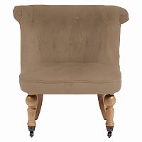 кресло amelie french country chair светло-коричневое в Краснодаре