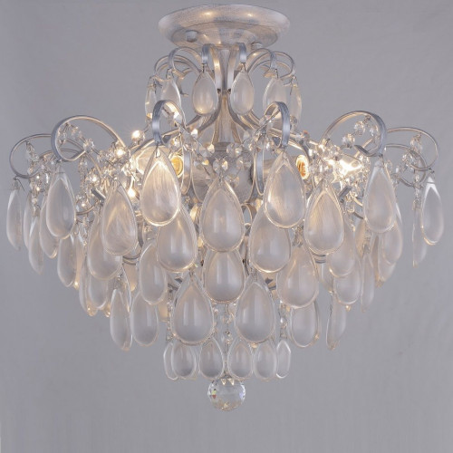 потолочная люстра crystal lux sevilia pl4 silver в Краснодаре