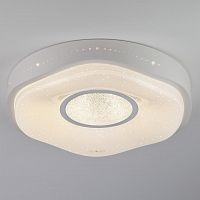 потолочный светодиодный светильник eurosvet shine 40011/1 led белый в Краснодаре