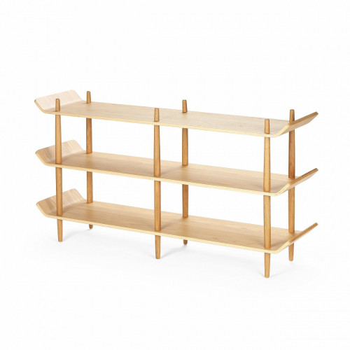 стеллаж bentwood двойной светло-коричневый в Краснодаре