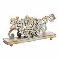 подставка для визиток pewter flower серая в Краснодаре