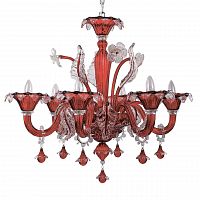 подвесная люстра ideal lux ca vendramin sp6 rosso в Краснодаре