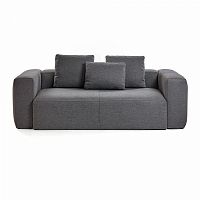 диван blok sofa 2 темно-серый от la forma (ex julia grup) в Краснодаре