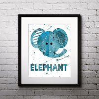 постер elephant а4 в Краснодаре