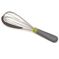 венчик со скребком 2-в-1 whiskle серо-зелёный в Краснодаре