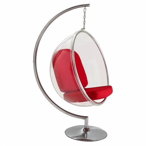 кресло bubble chair with stand красное в Краснодаре