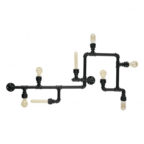 потолочная люстра ideal lux plumber pl8 nero в Краснодаре