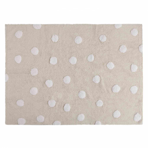 ковер polka dots бежевый-белый в Краснодаре