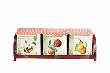 набор емкостей для хранения на подставке fruits в Краснодаре